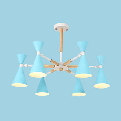 Isabelle Scandinavian Horn-Shade Ceiling Light