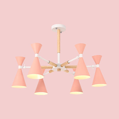 Isabelle Scandinavian Horn-Shade Ceiling Light