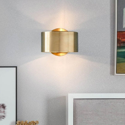 Applique murale minimaliste Élise Gold Drum