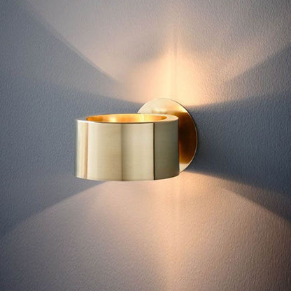 Applique murale minimaliste Élise Gold Drum