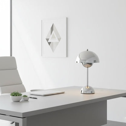 Élodie Rechargeable LED Desk Lamp with Double Sphere Design