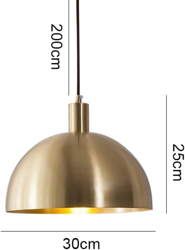 Marguerite Brass Lustre Pendant