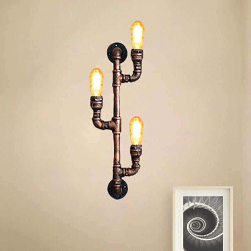 Ronan Industrial Water Pipe Wall Sconce