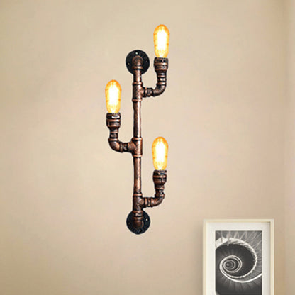 Ronan Industrial Water Pipe Wall Sconce