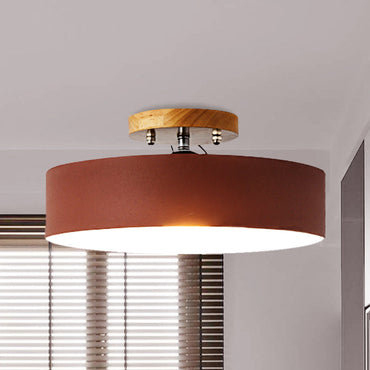 Plafonnier semi-encastré Aurélie Modern Drum