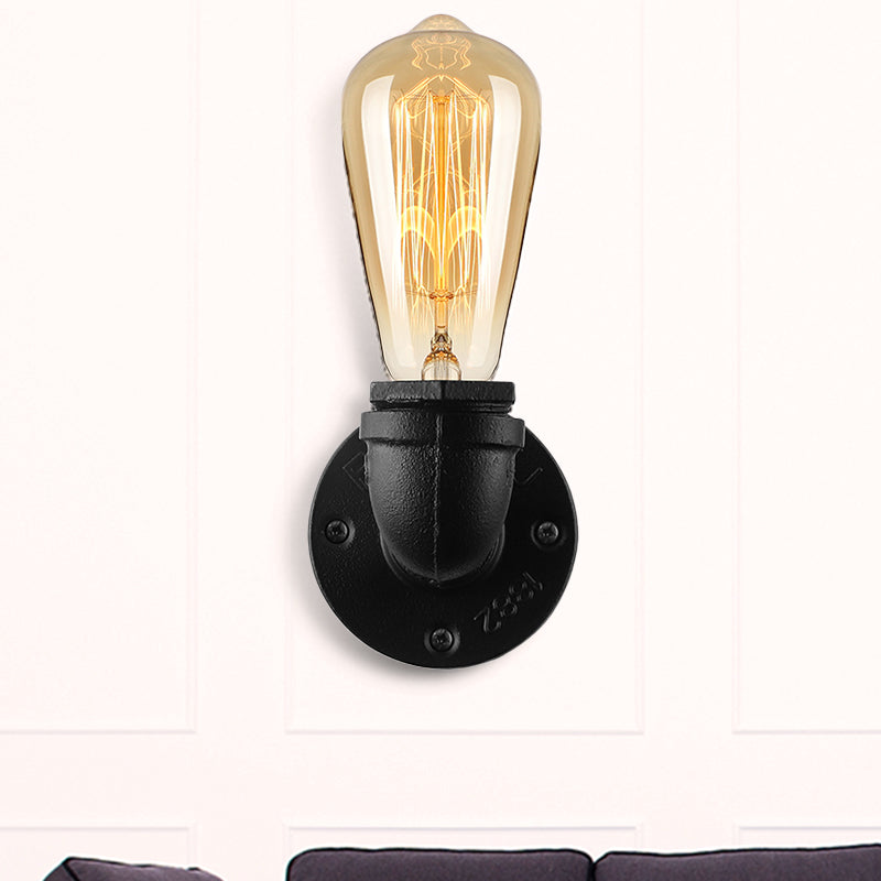 Applique murale Joséphine Rustique avec Ampoule Nue