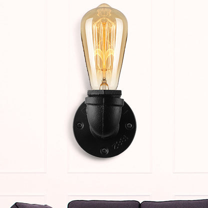 Applique murale Joséphine Rustique avec Ampoule Nue