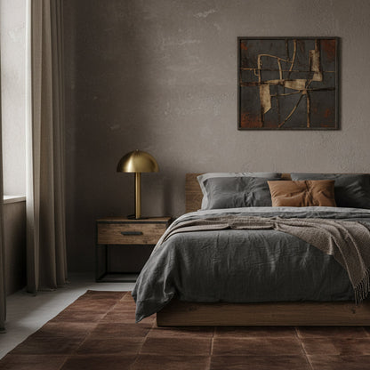 Céleste Mushroom Table Lamp with Sculptural Metal Design