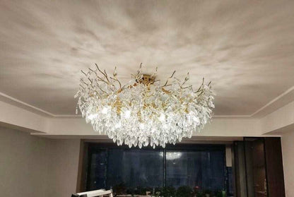 Lustre de luxe en cristal Noémie Waterdrop