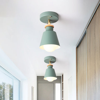 Chloé Minimalist Conical Semi Flush Ceiling Light