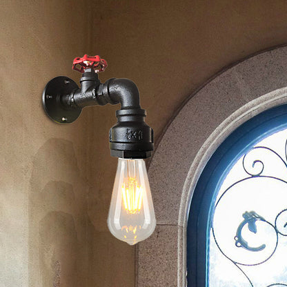 Axel Industrial Water Pipe Wall Sconce