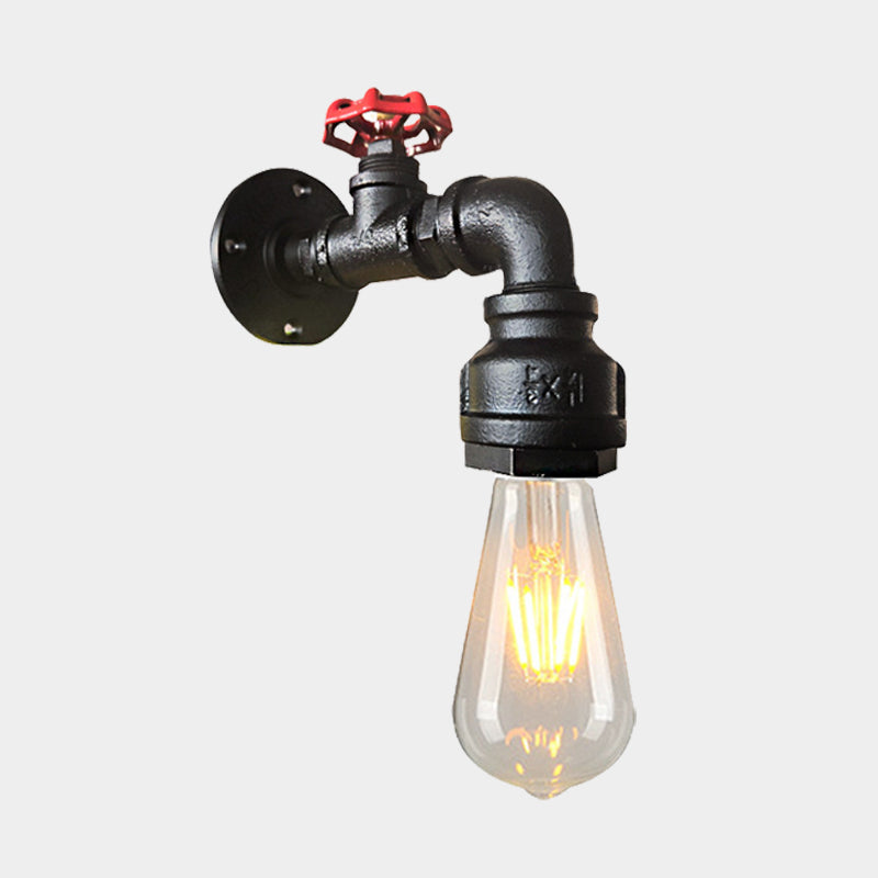 Axel Industrial Water Pipe Wall Sconce