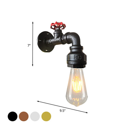 Axel Industrial Water Pipe Wall Sconce