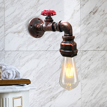 Axel Industrial Water Pipe Wall Sconce