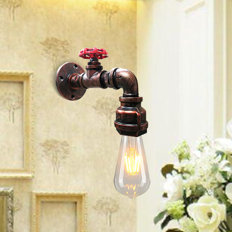 Axel Industrial Water Pipe Wall Sconce