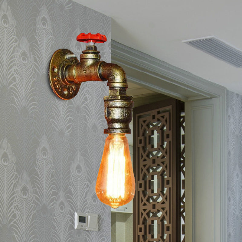 Axel Industrial Water Pipe Wall Sconce