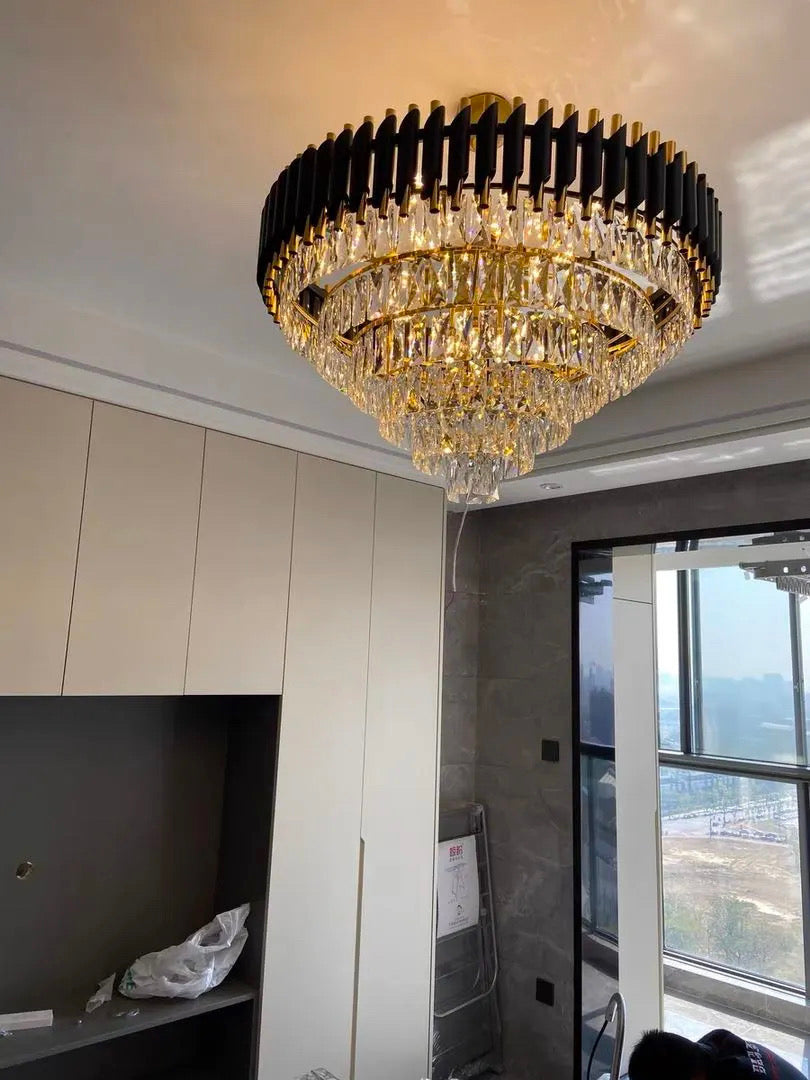 Lustre en Cristal K9 de Luxe Leonardo Elena