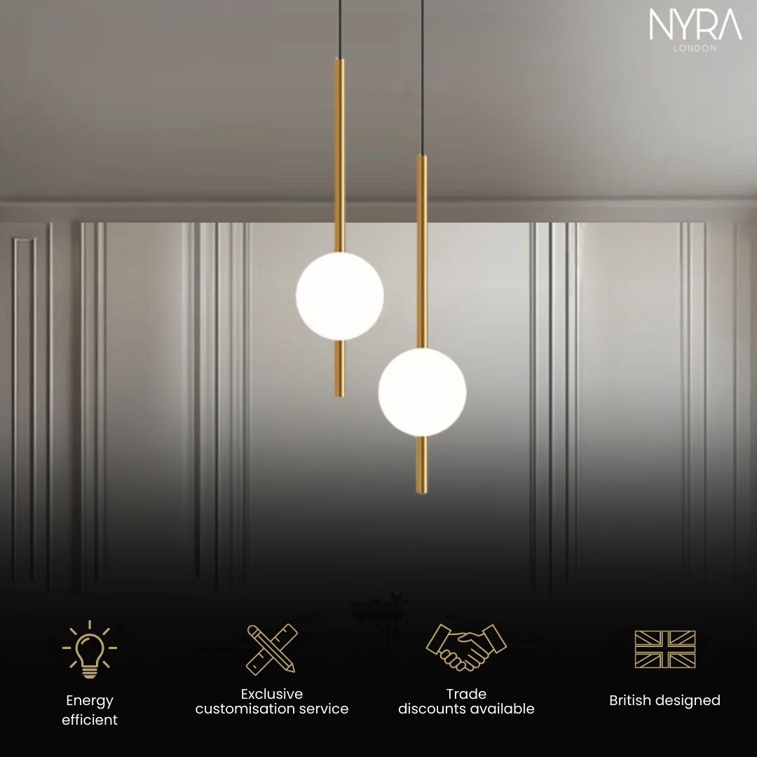 Penelope Modern Slimline Pendant Light