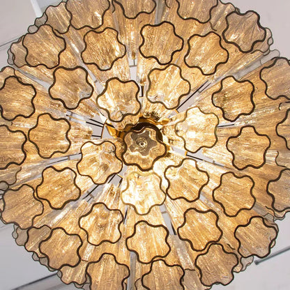 Noémie Smoked Glass Layered Chandelier