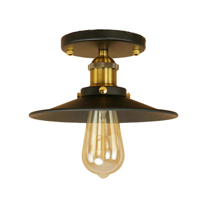 Plafonnier semi-encastré en métal Colette Loft Saucer