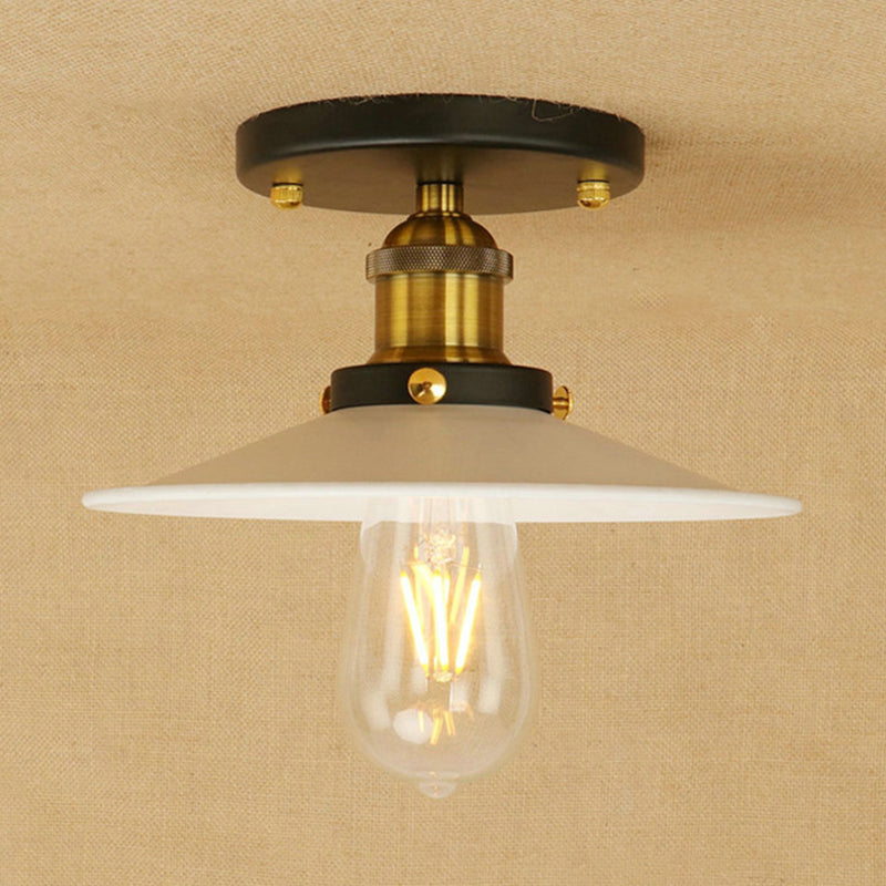 Plafonnier semi-encastré en métal Colette Loft Saucer