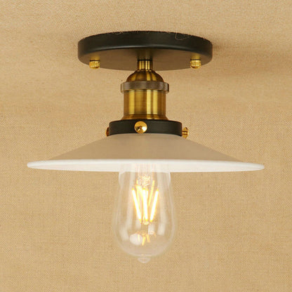 Plafonnier semi-encastré en métal Colette Loft Saucer