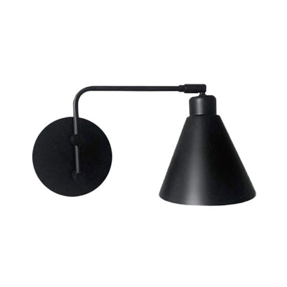 Solène Farmhouse Cone Wall Sconce Rotatable Lamp