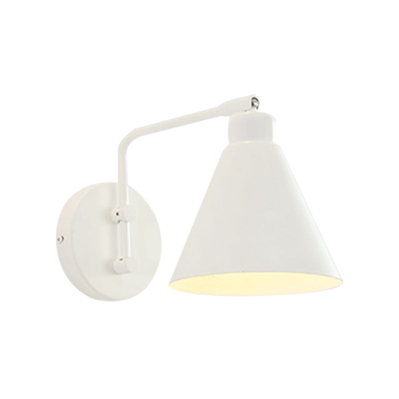 Solène Farmhouse Cone Wall Sconce Rotatable Lamp