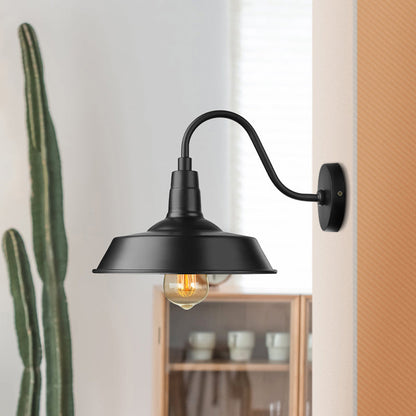 Harper Industrial Gooseneck Barn Wall Sconce