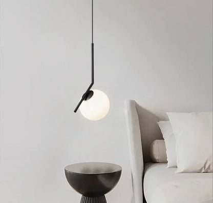 Isabelle Spherical Opal Pendant Light