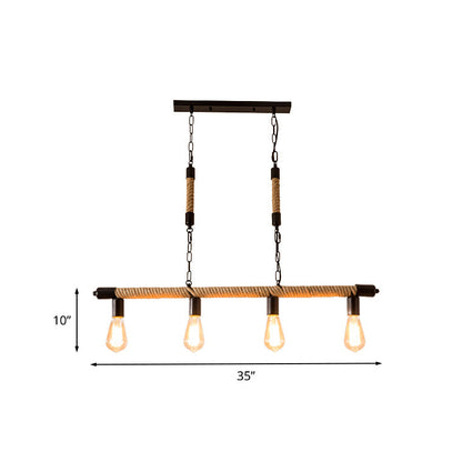 Suspension Industrielle en Corde Éloïse