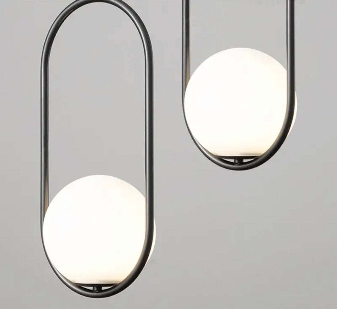 Isabelle Spherical Opal Pendant Light