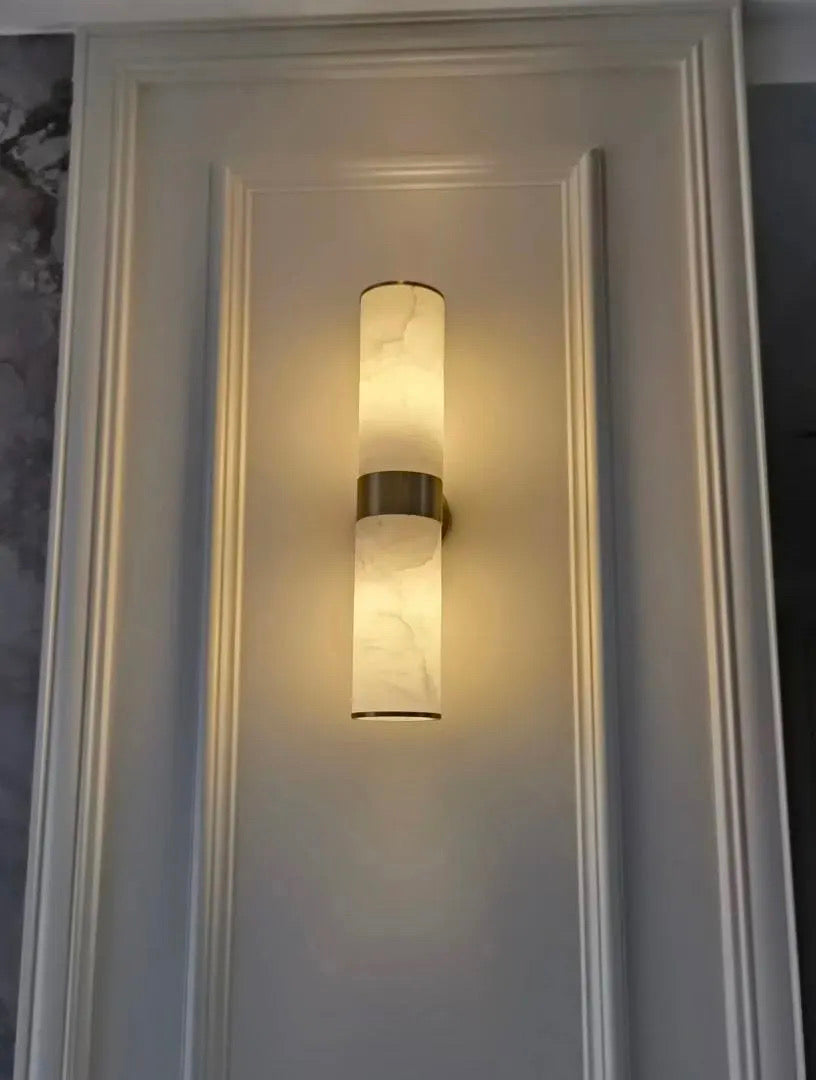 Beatrice Marble Pillar Sconce