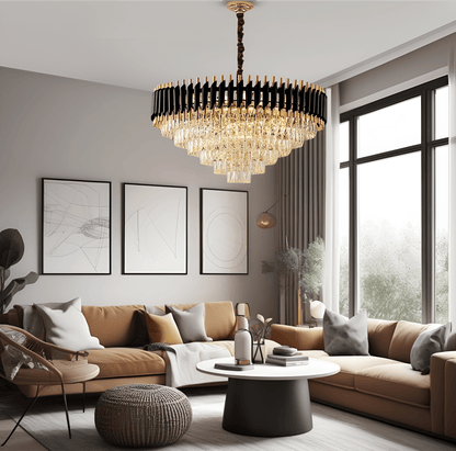 Lustre en Cristal K9 de Luxe Leonardo Elena