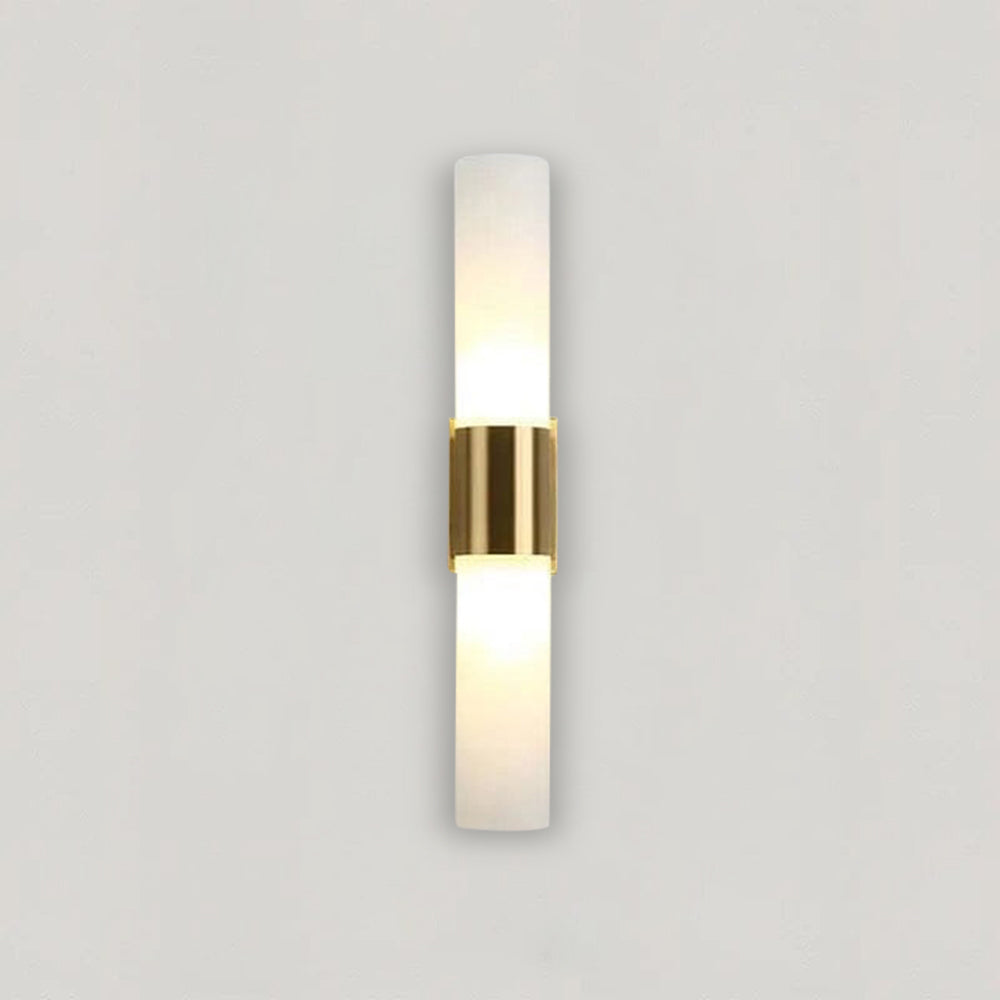 Margaux Nordic Stone & Glass Sconce