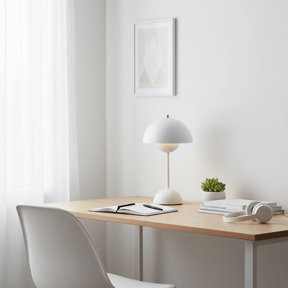 Élodie Rechargeable LED Desk Lamp with Double Sphere Design