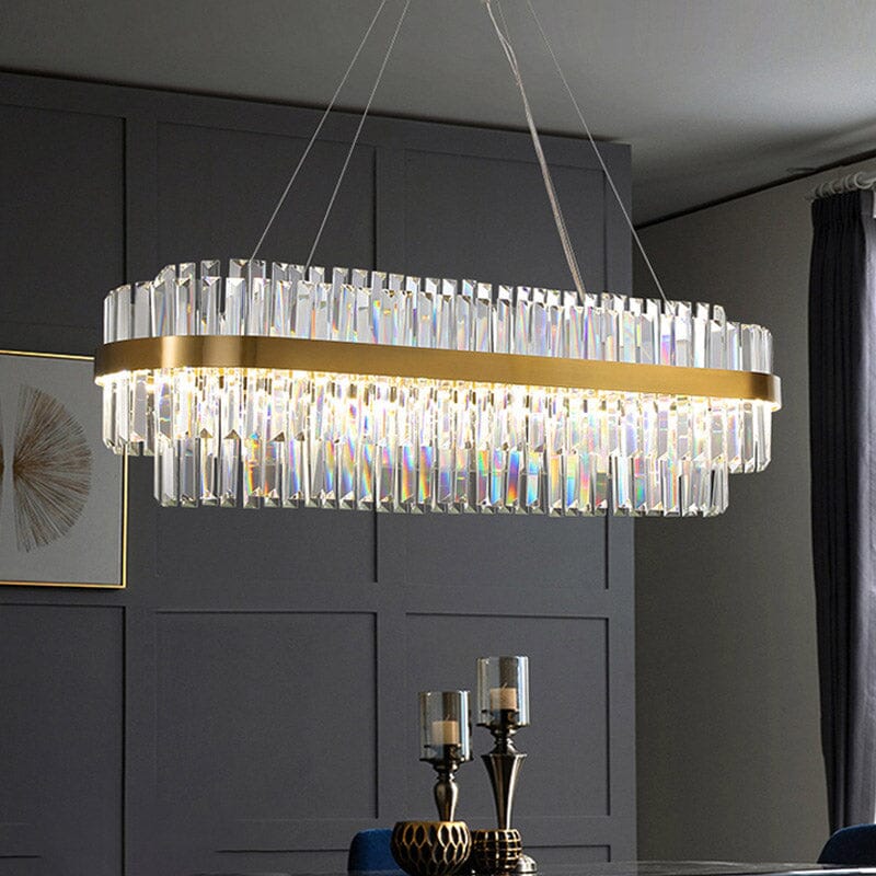 Celeste Orion Handcrafted Crystal Chandelier