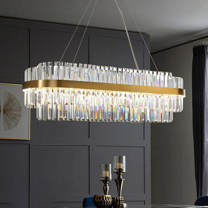 Celeste Orion Handcrafted Crystal Chandelier
