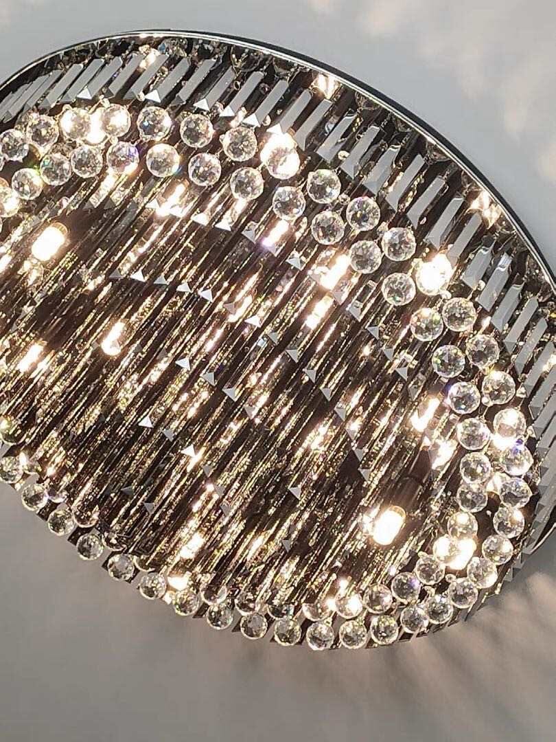 Madeleine Meridian Black Crystal Chandelier