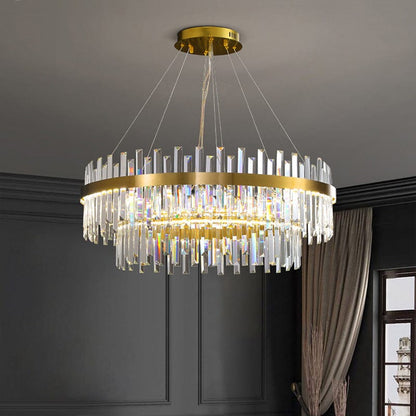 Celeste Orion Handcrafted Crystal Chandelier