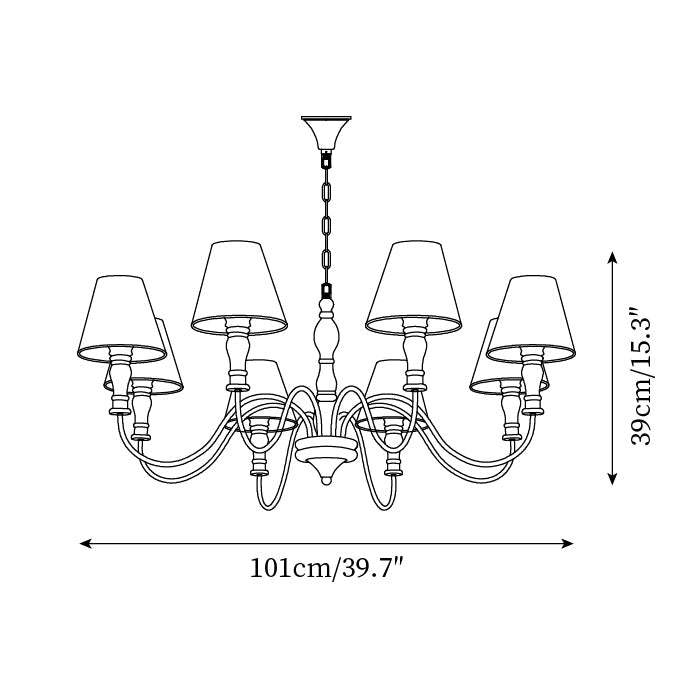 Sophie Floral Chandelier