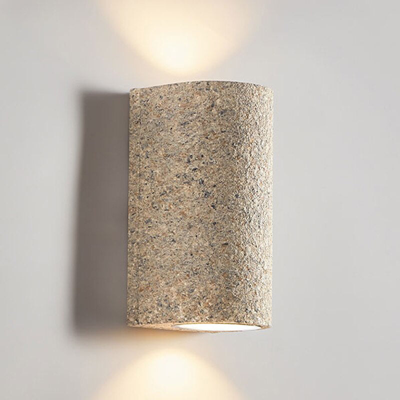 Élise Amaya LED Cement Wall Lamp Modern Up Down Sconce Light