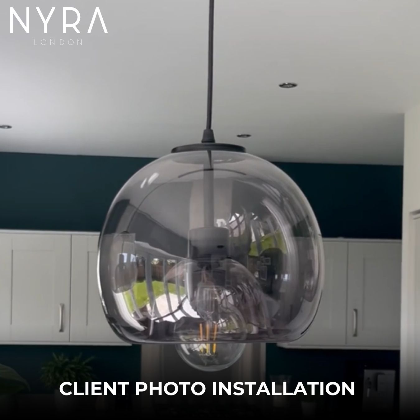 Amélie Antonio Glass Pendant Light