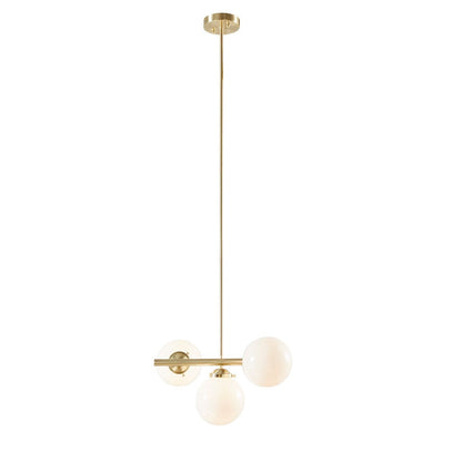 Élise Aurelia Frosted Glass Globe Chandelier