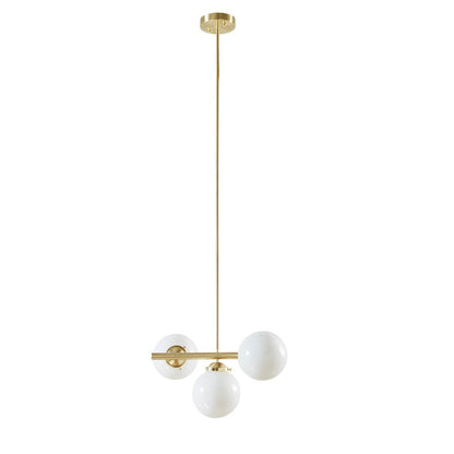 Élise Aurelia Frosted Glass Globe Chandelier