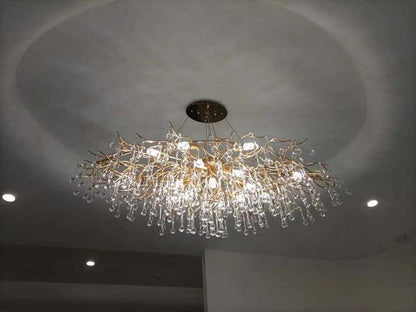 Lustre de luxe en cristal Noémie Waterdrop