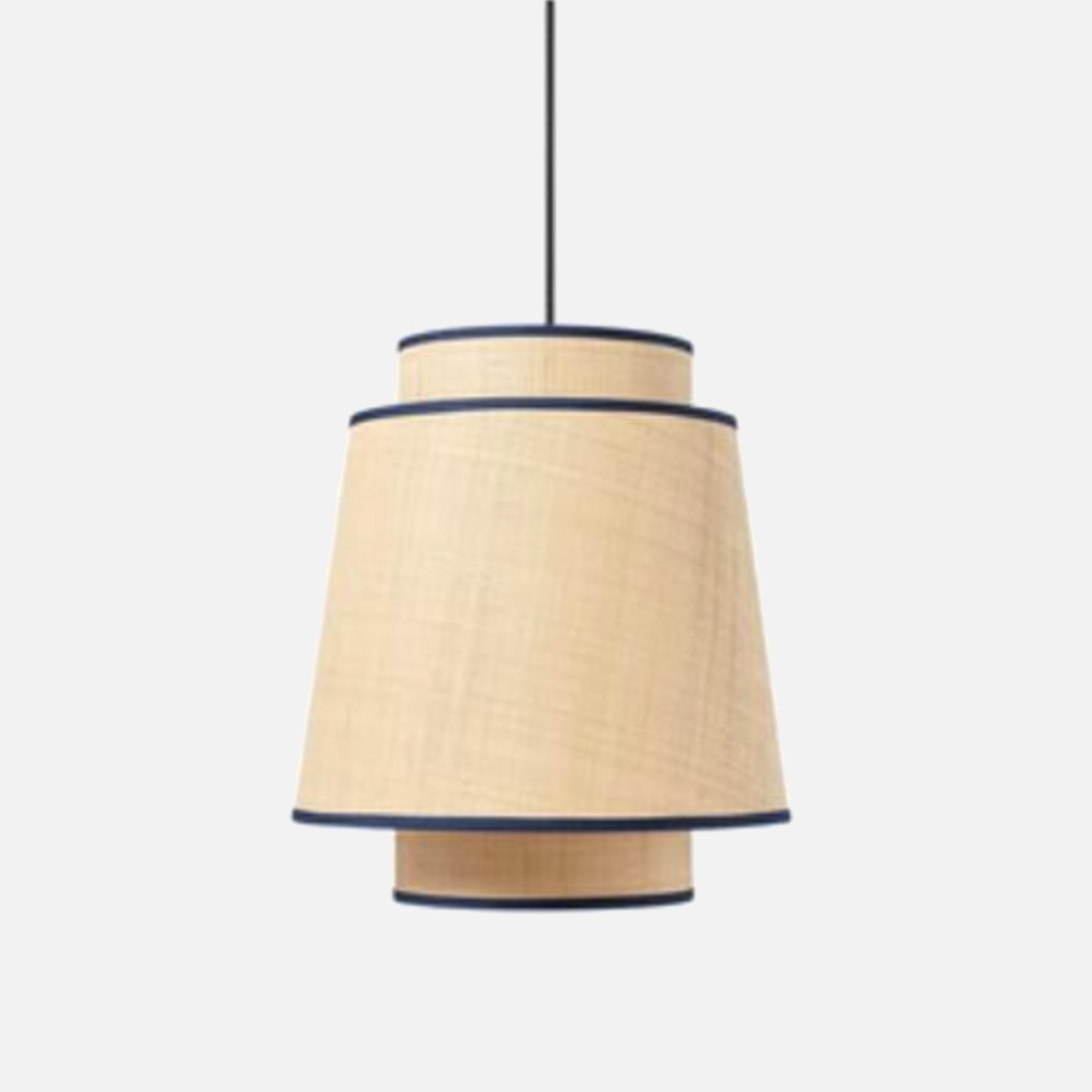 Élise Bali Sculptural Rattan LED Pendant Light