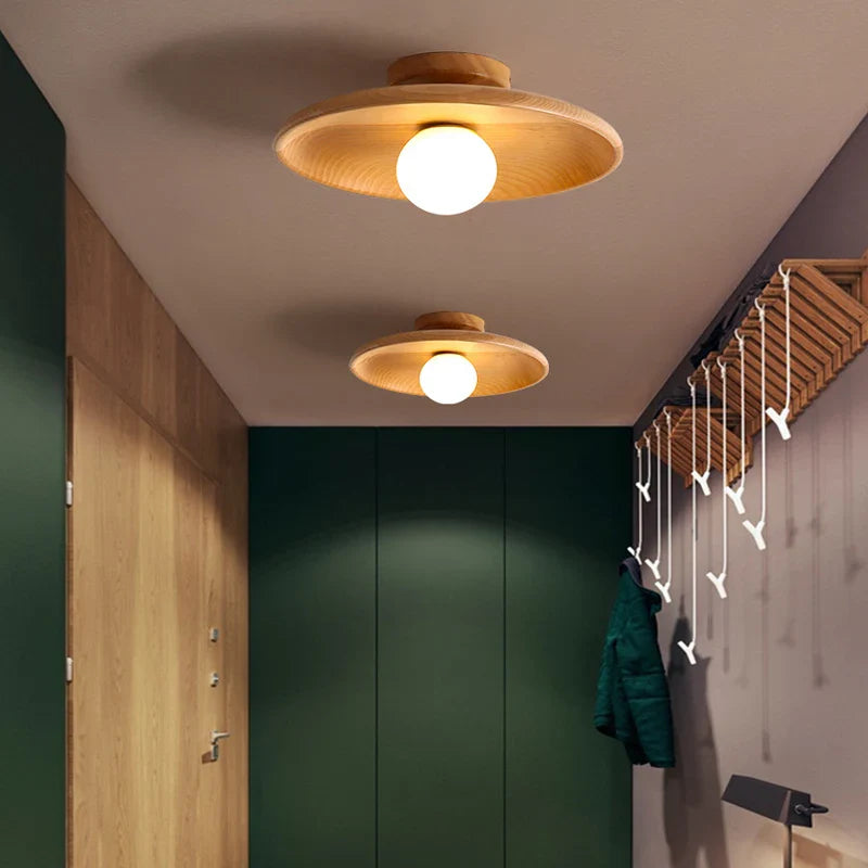 Camille Ribbed Resin LED Pendant Light Nordic Style Ceiling Lamp