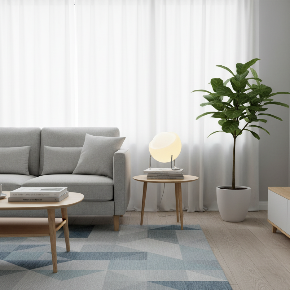 Margaux Bauhaus Dome Table Lamp with Curved Metal Base