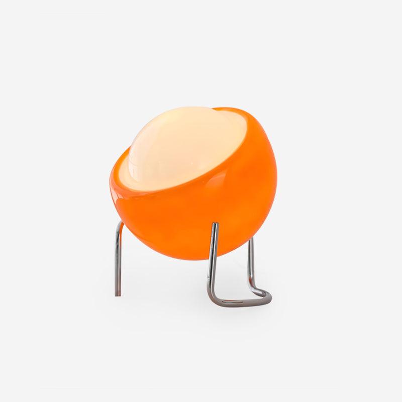 Margaux Bauhaus Dome Table Lamp with Curved Metal Base